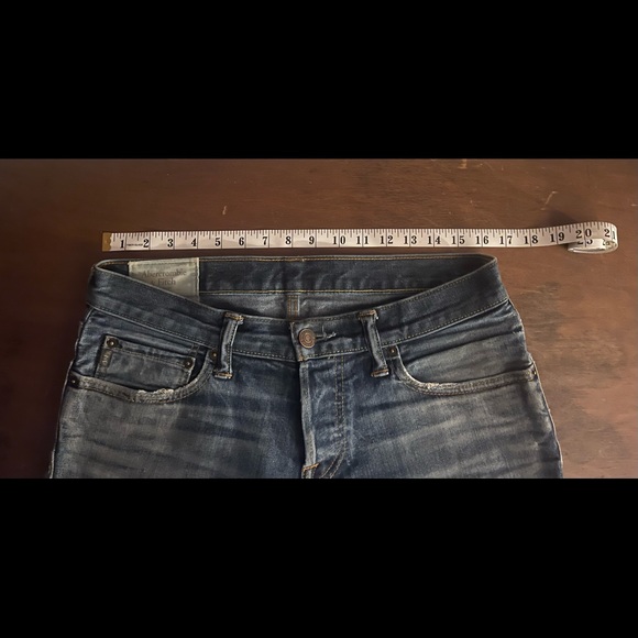 Vintage Y2K Abercrombie & Fitch Distressed Classic Straight Cut Denim Jeans - Picture 5 of 9